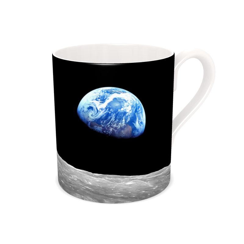 Earthrise 2.0 - Fine Bone China Mug - With iconic photo