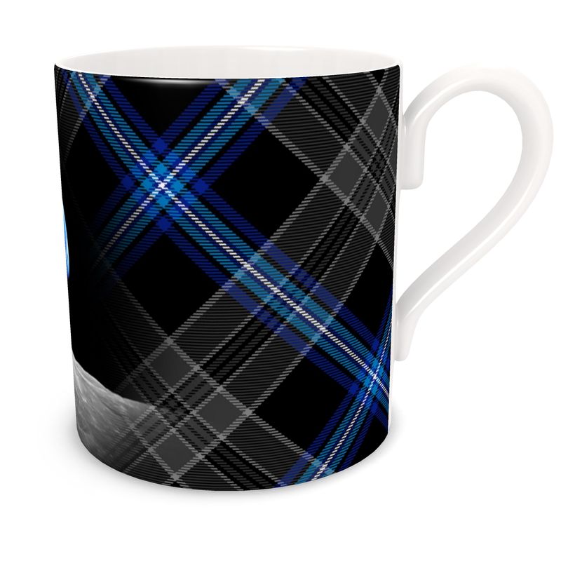 Earthrise Tartan 2.0 - Fine Bone China Mug - With Sett & Photo