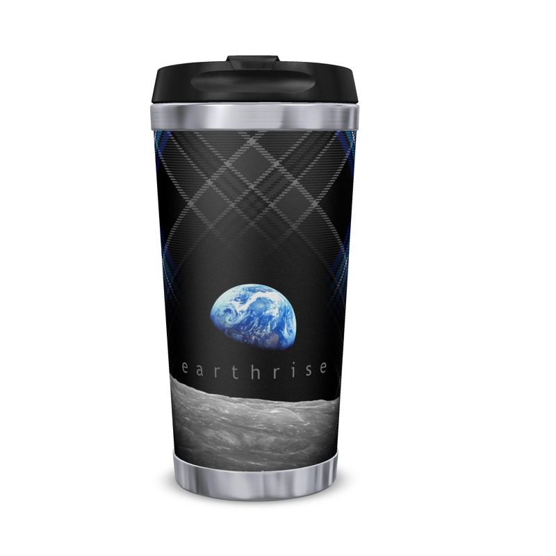 Earthrise 2.0 - Travel Flask - with photo & sett - Earth