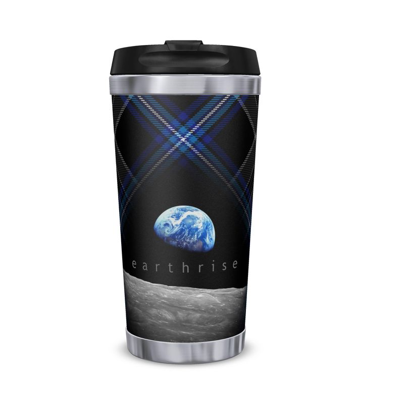 Earthrise 2.0 - Travel Flask - with photo & sett - Moon