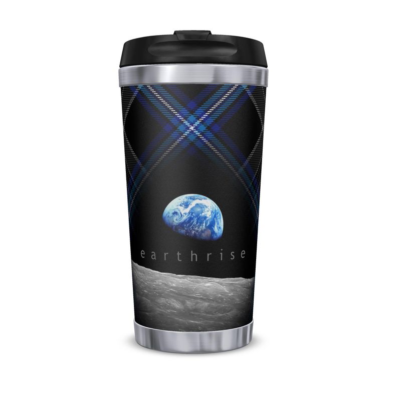 Earthrise 2.0 - Travel Flask - with photo & sett - Moon