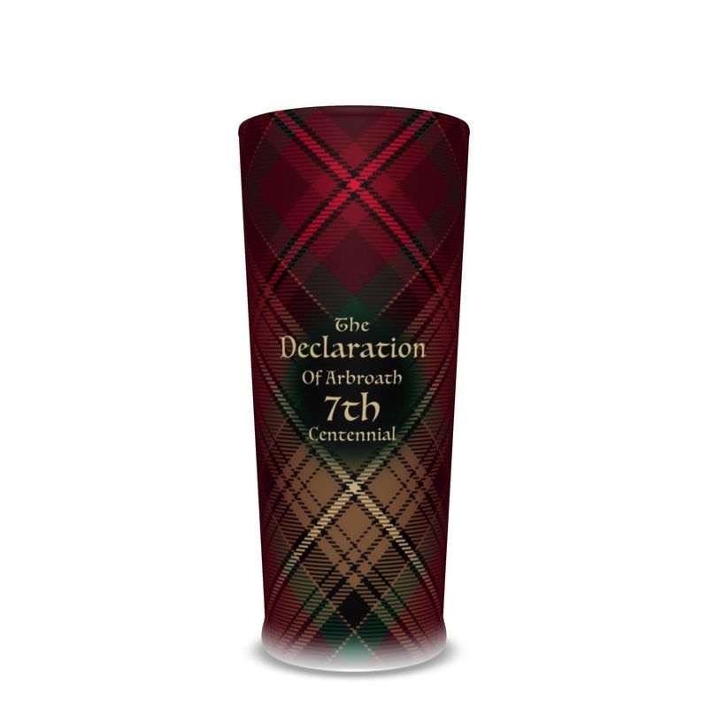 Declaration 7th Centennial Beer Glass - Frosted