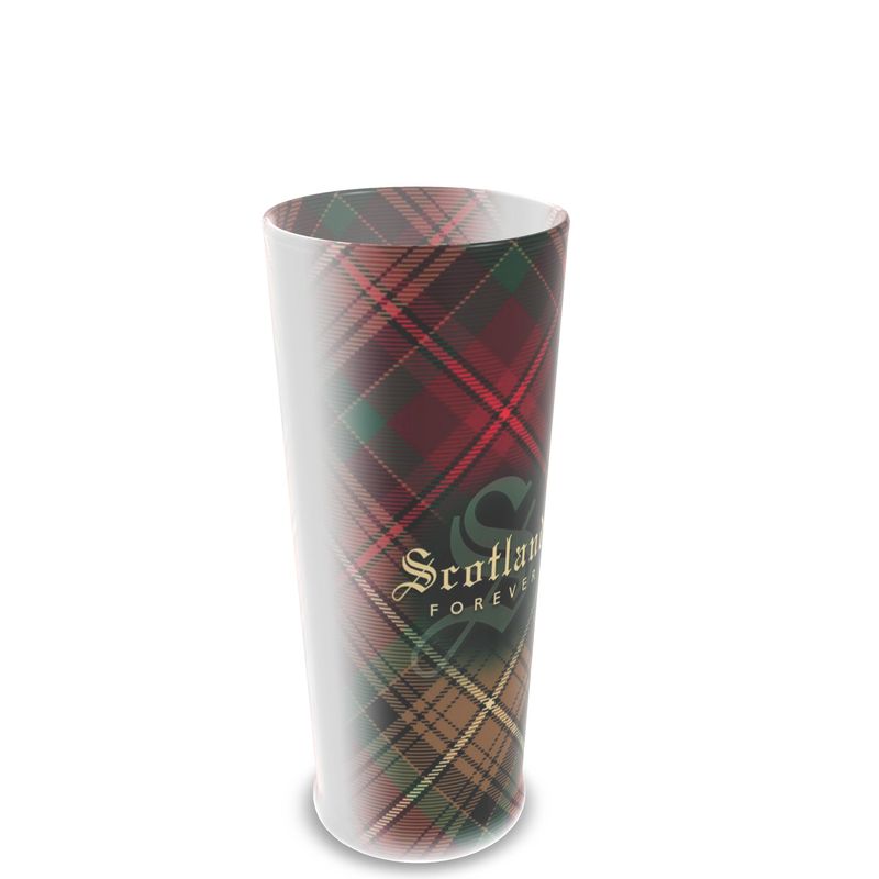 Scotland Forever - 7th Centennial - Beer Glass - Glossy White