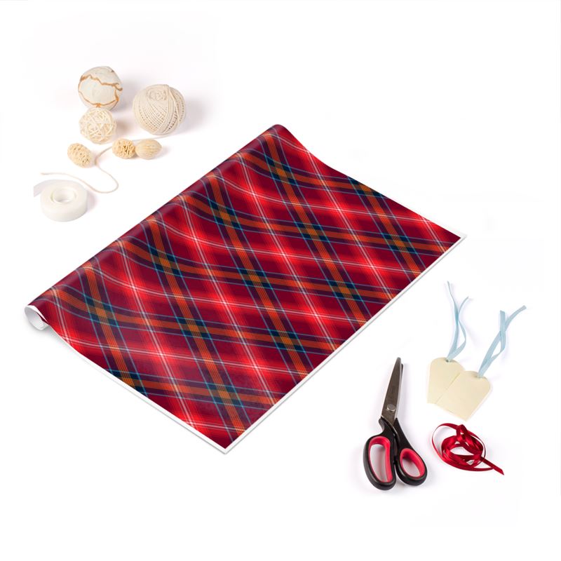 Red Lichtie Gift Wrap - Bias