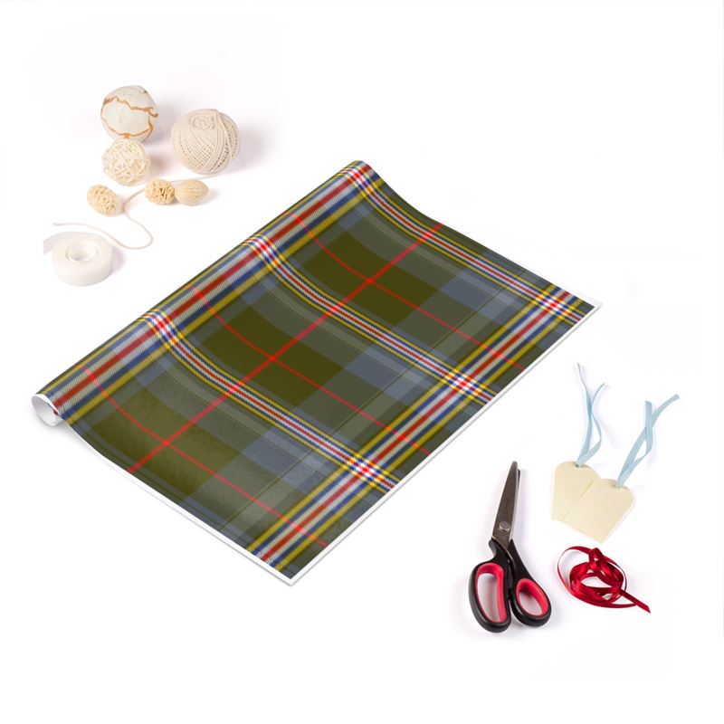 Red Lichtie Spitfire Tartan Gift Wrap