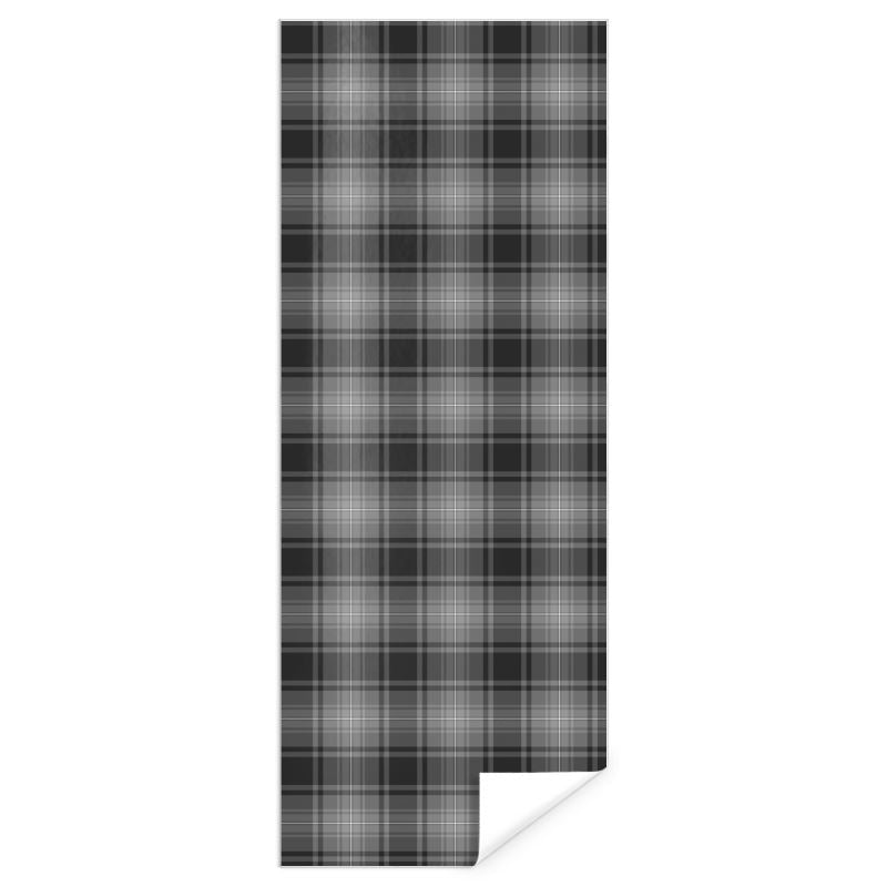 Titanium Tartan Gift Wrap