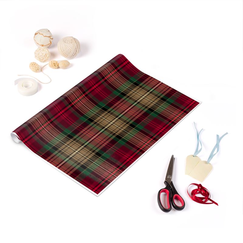 Declaration of Arbroath 7th Centennial Tartan Gift Wrap - Squared
