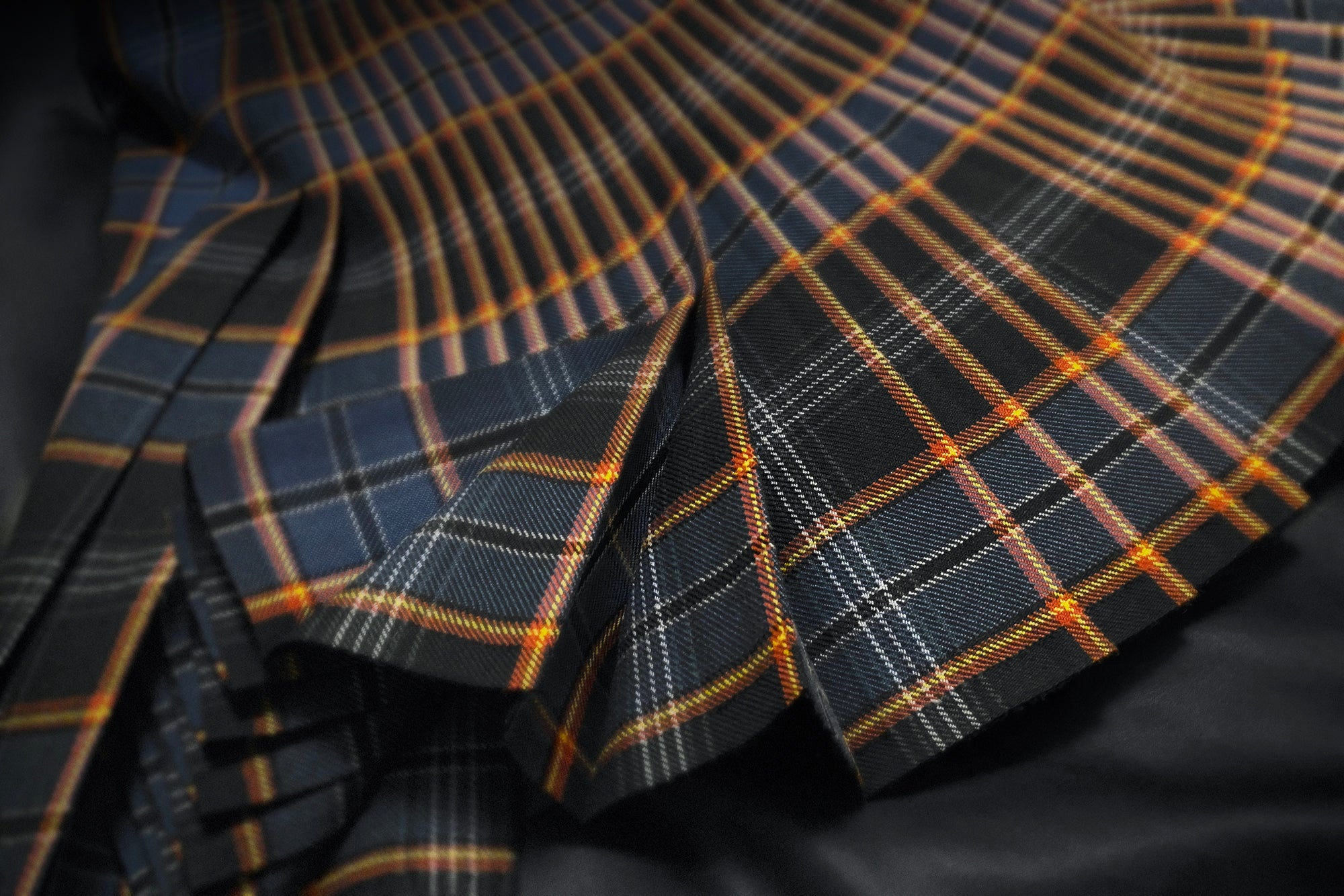 North Sea Oil kilt selvedge