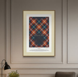 Interior shot showcasing the Star-Spangled Banner Past Edition framed print.