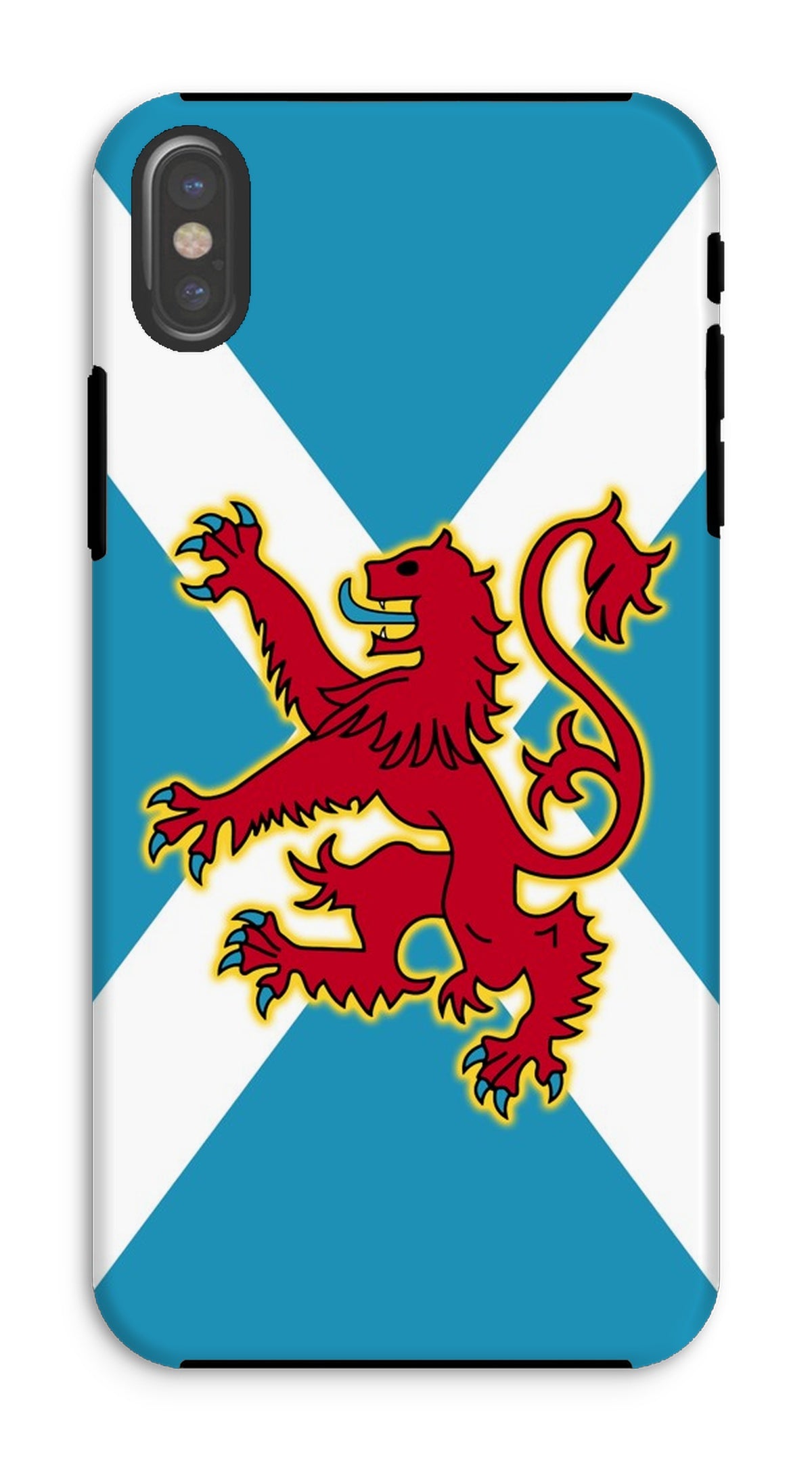 Ancient Azure Scottish Saltire & Lion Rampant ~ Phone Case (collection 1)