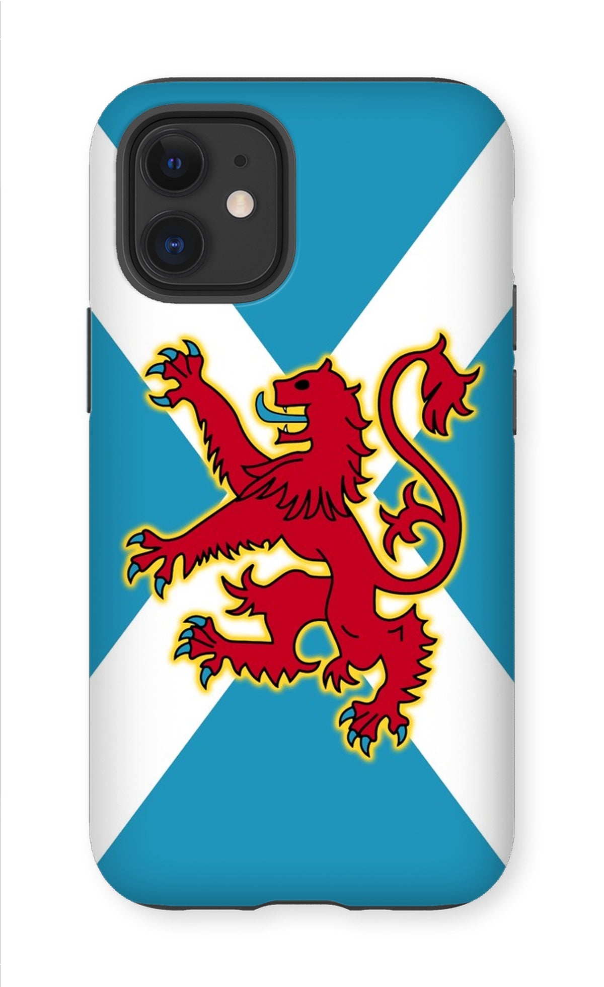 Ancient Azure Scottish Saltire & Lion Rampant ~ Phone Case (collection 1)