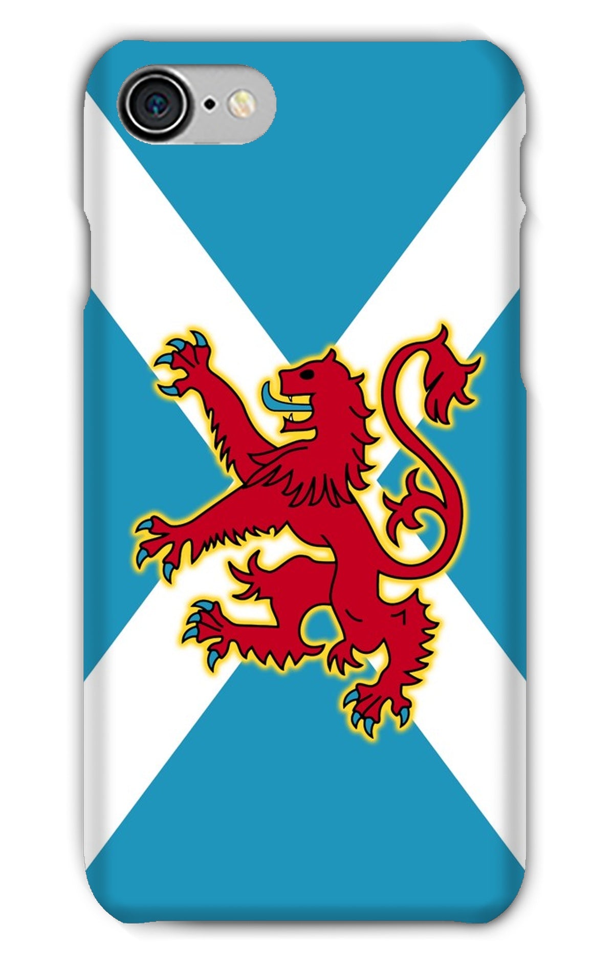 Ancient Azure Scottish Saltire & Lion Rampant ~ Phone Case (collection 2)