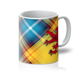 Declaration of Scottish Independence Arbroath 6th April 1320 Lion Rampant Steven Patrick Sim Tartan mug