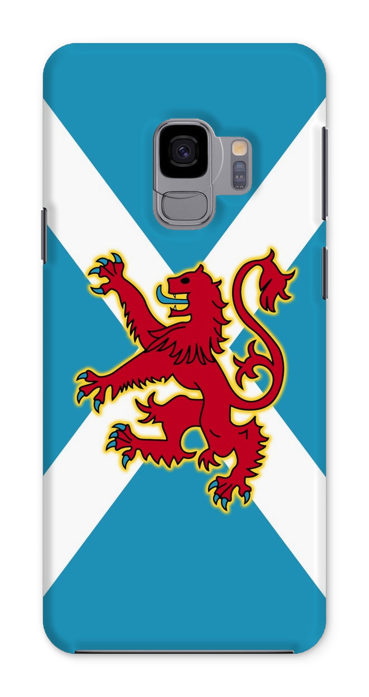 Ancient Azure Scottish Saltire & Lion Rampant ~ Phone Case (collection 2)