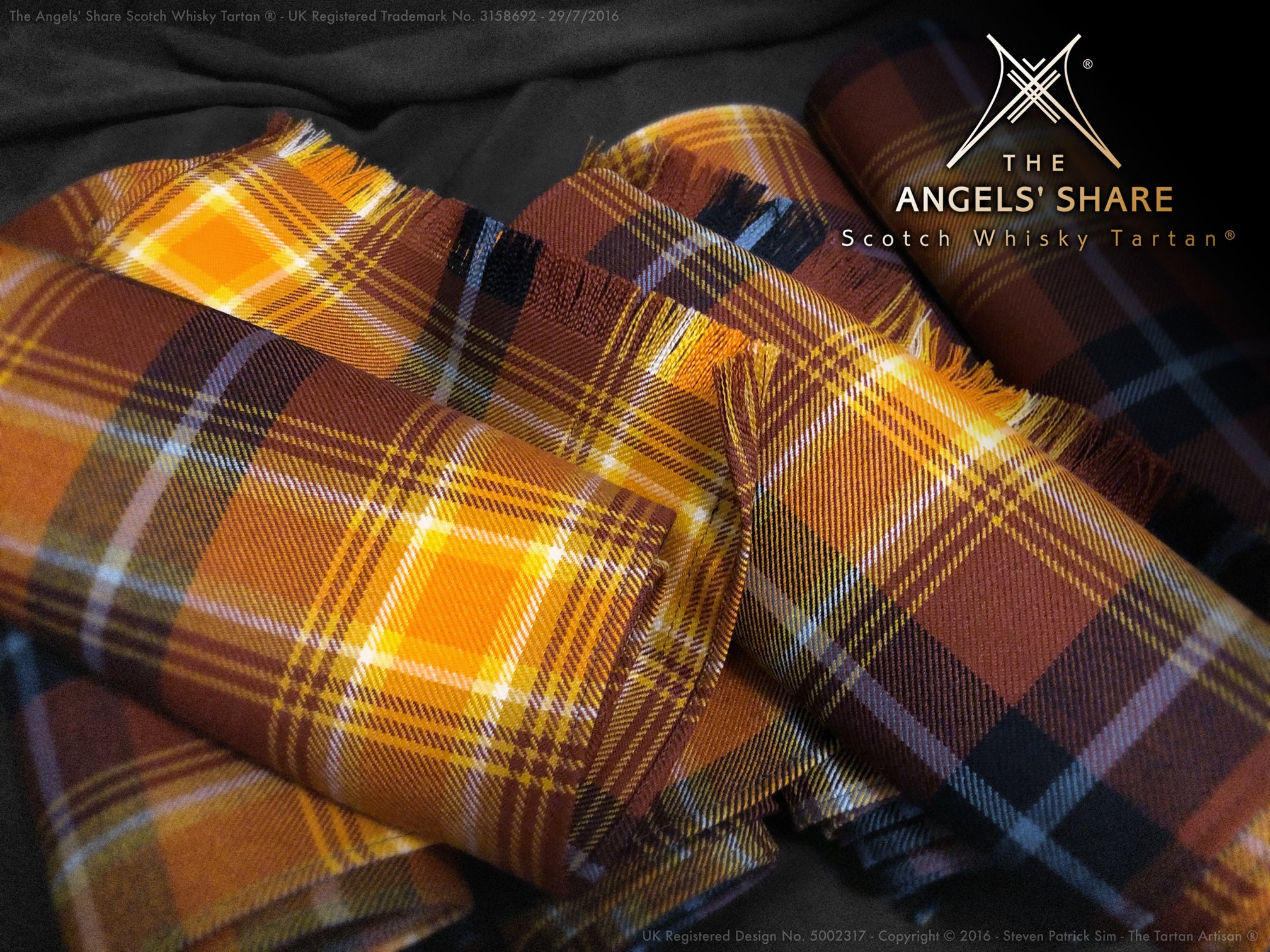 The Angels' Share Scotch Whisky Tartan® - Worsted Wool Scarf