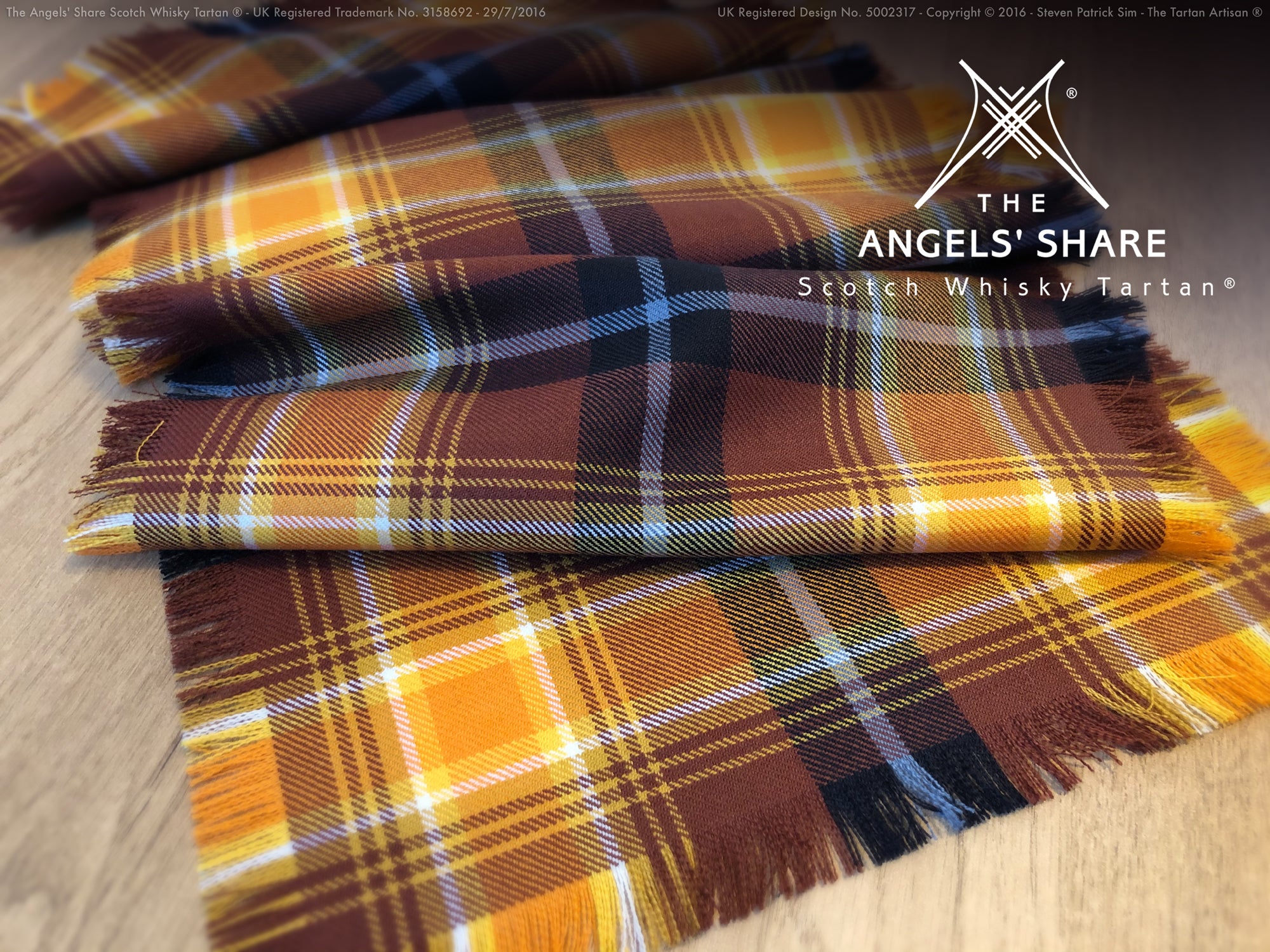 The Angels' Share - Scotch Whisky Tartan Bar Runner