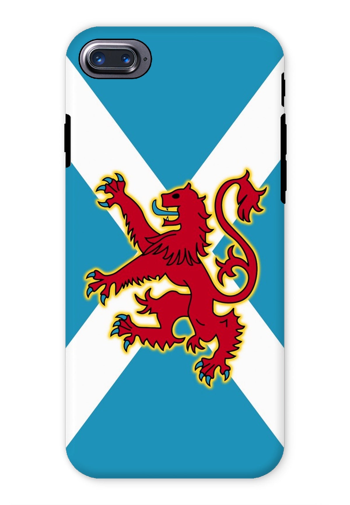 Ancient Azure Scottish Saltire & Lion Rampant ~ Phone Case (collection 2)