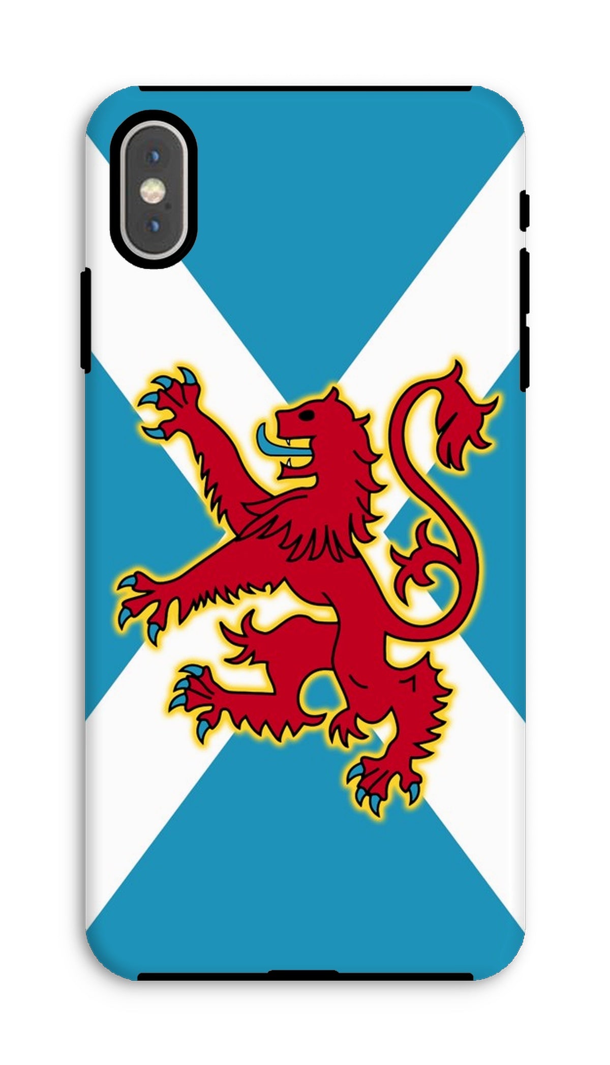 Ancient Azure Scottish Saltire & Lion Rampant ~ Phone Case (collection 1)