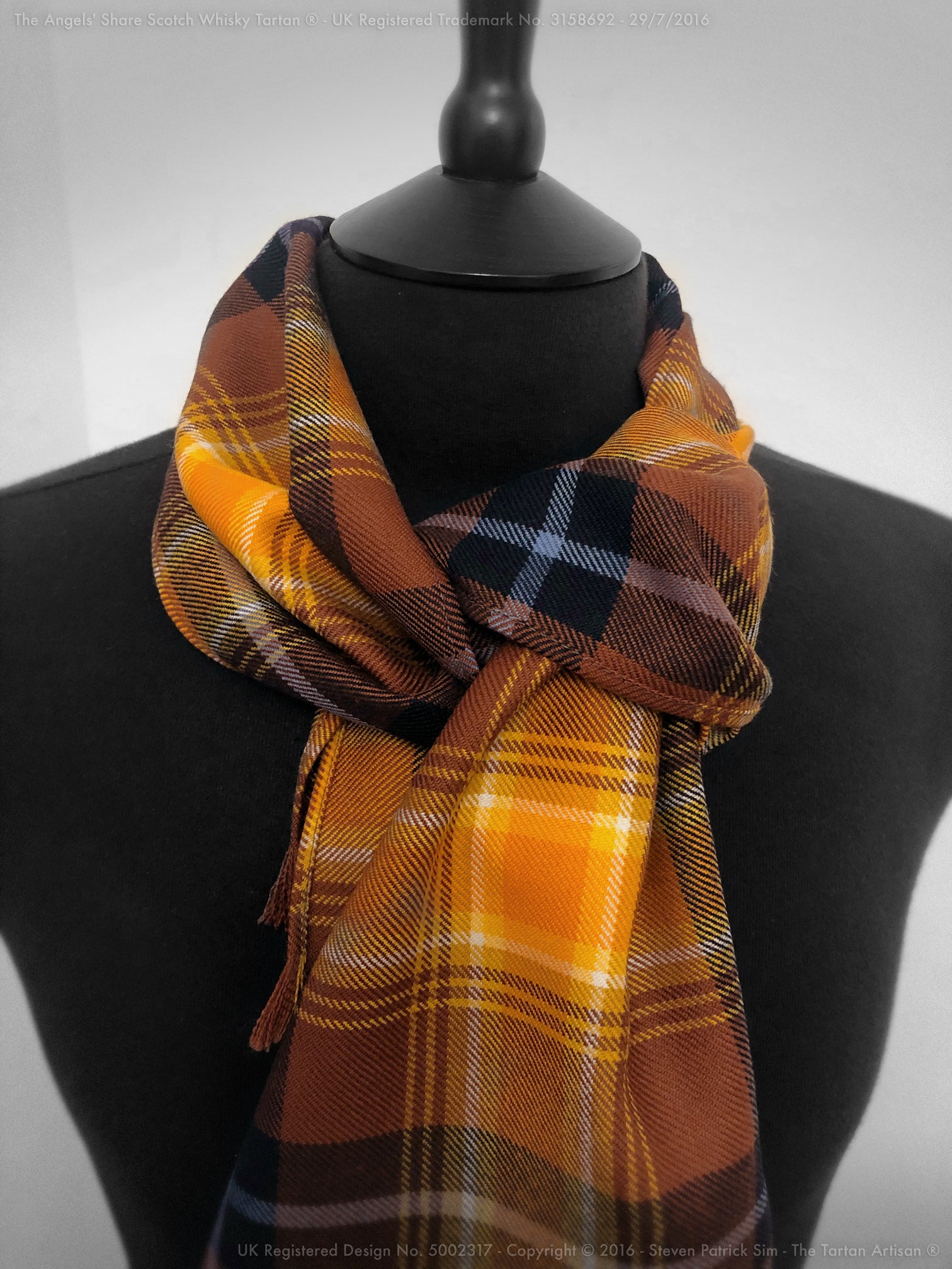 The Angels' Share Scotch Whisky Tartan® - Worsted Wool Scarf