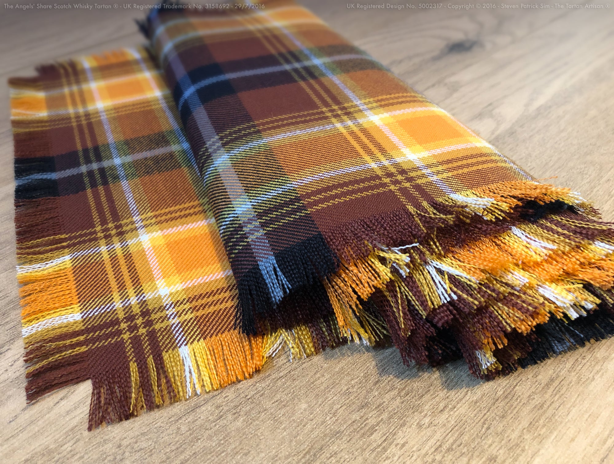 The Angels' Share - Scotch Whisky Tartan Bar Runner