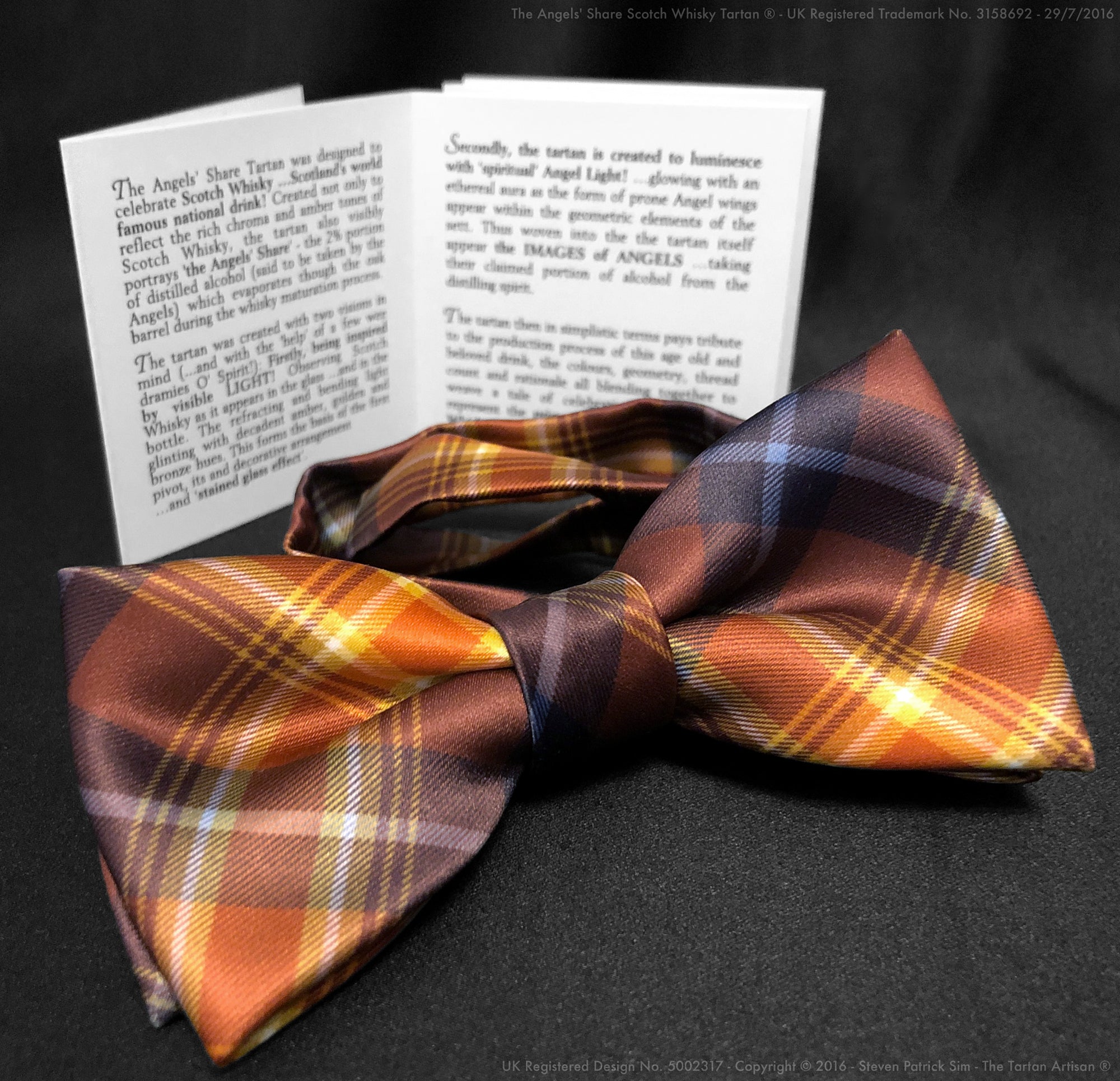 The Angels' Share - Satin Bow Tie