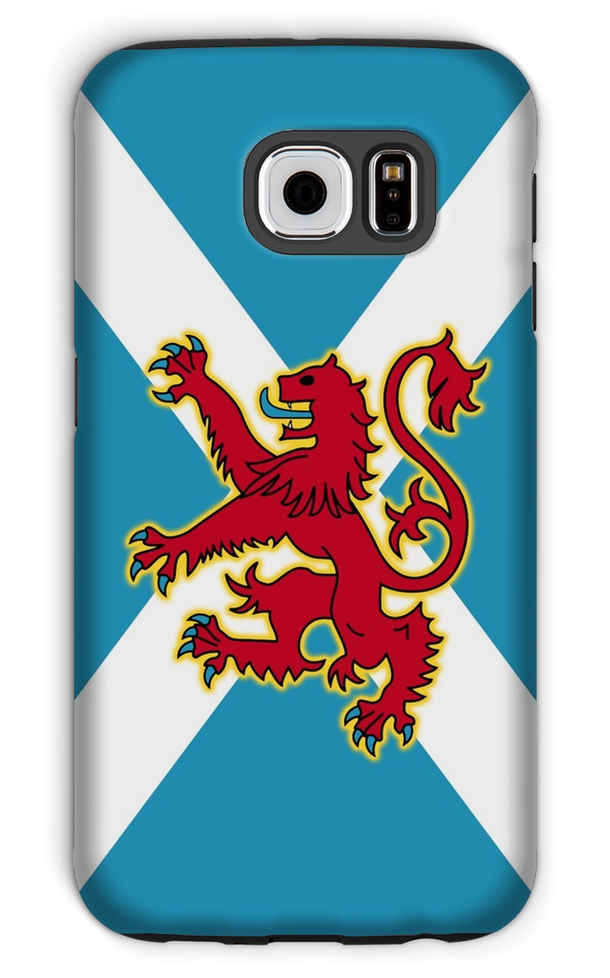 Ancient Azure Scottish Saltire & Lion Rampant ~ Phone Case (collection 2)