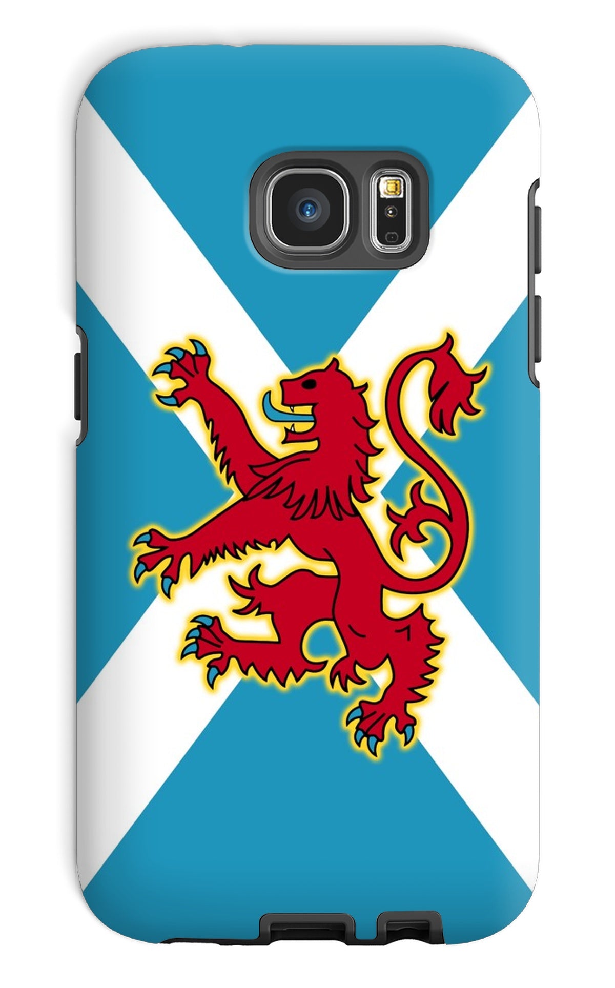 Ancient Azure Scottish Saltire & Lion Rampant ~ Phone Case (collection 2)