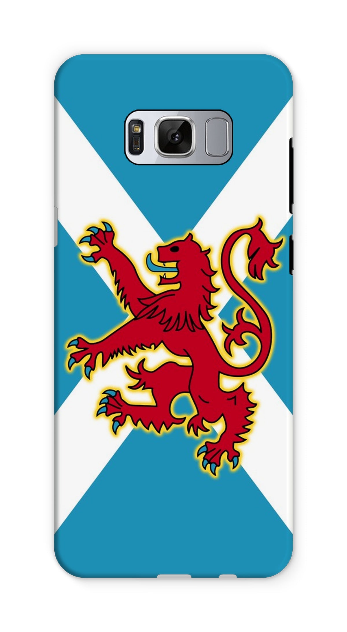 Ancient Azure Scottish Saltire & Lion Rampant ~ Phone Case (collection 1)
