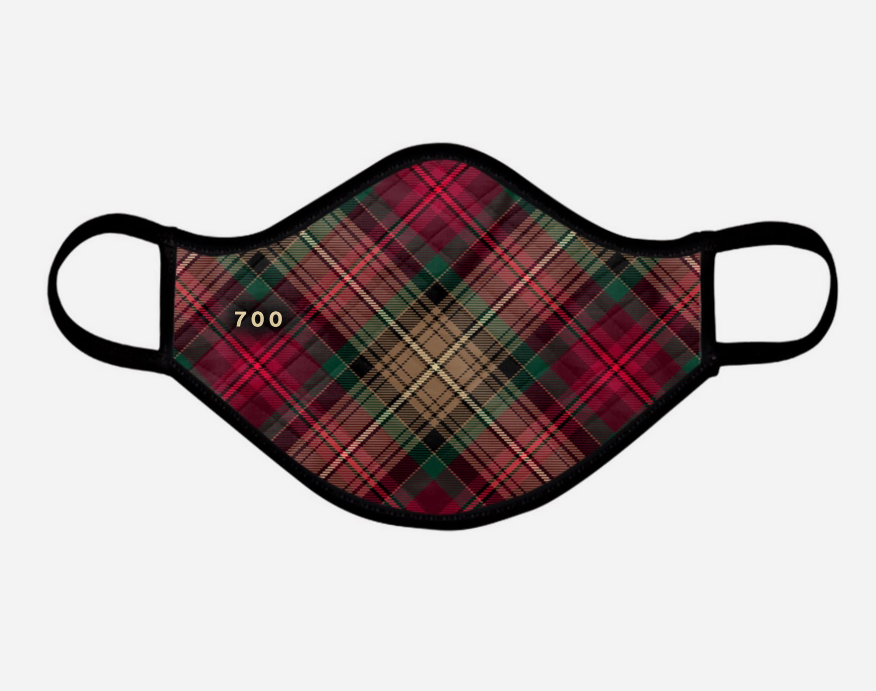 Declaration of Arbroath 7th Centennial 700th Anniversary 6th April 2020 Contoured Tartan custom printed face mask - Extra Large - by the Steven Patrick Sim Tartan Artisan - Stevie Tartan Guy Arbroath, Scotland