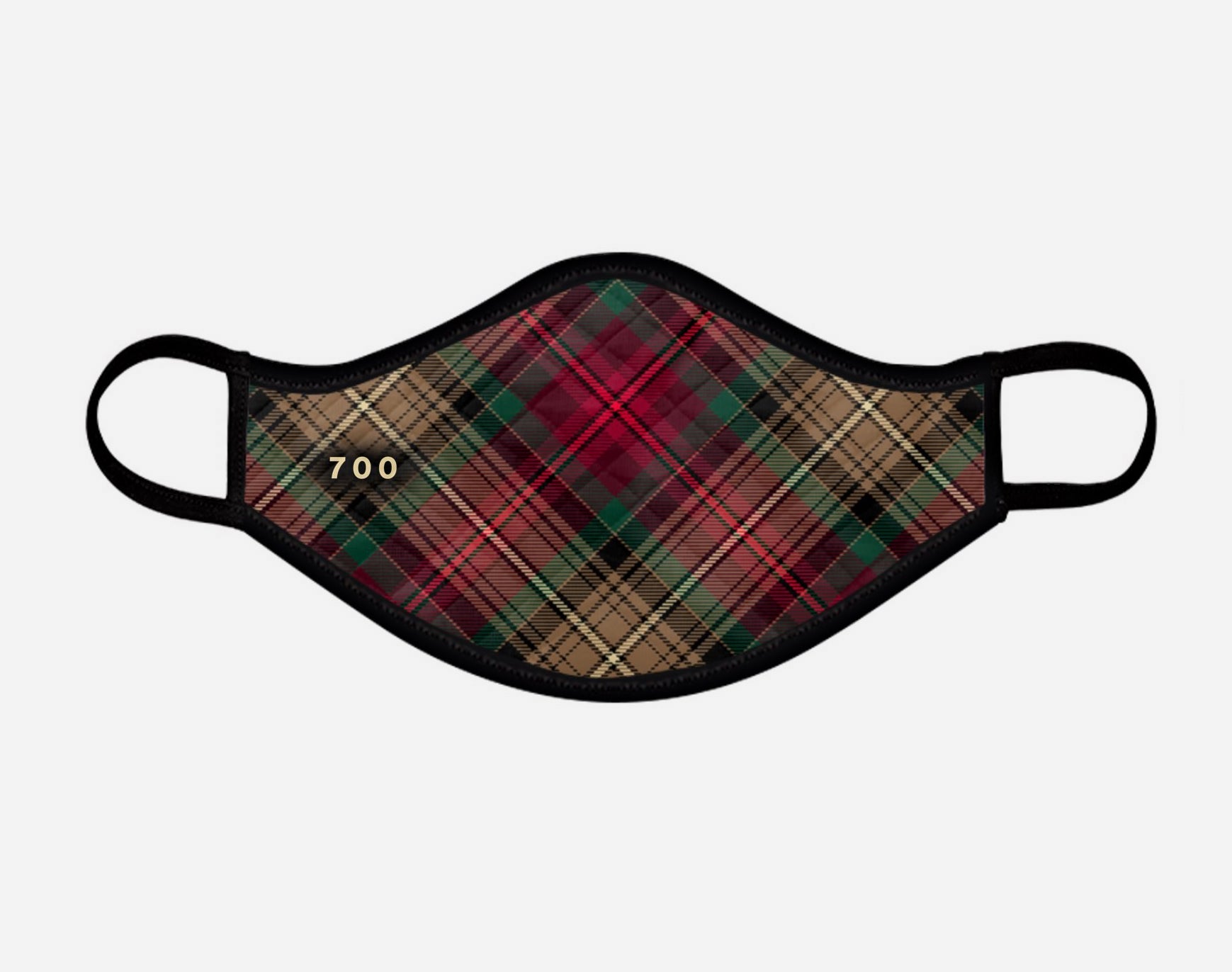 Declaration of Arbroath 7th Centennial 700th Anniversary 6th April 2020 Contoured Tartan custom printed face mask - Medium - by the Steven Patrick Sim Tartan Artisan - Stevie Tartan Guy Arbroath, Scotland