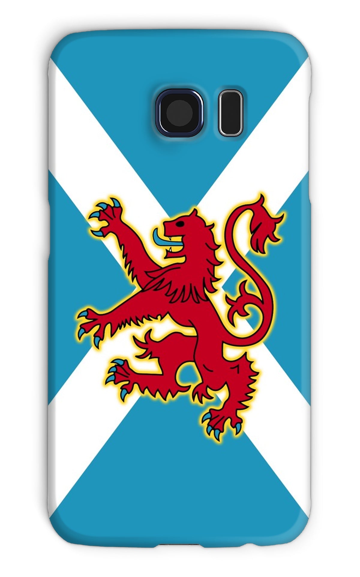 Ancient Azure Scottish Saltire & Lion Rampant ~ Phone Case (collection 2)