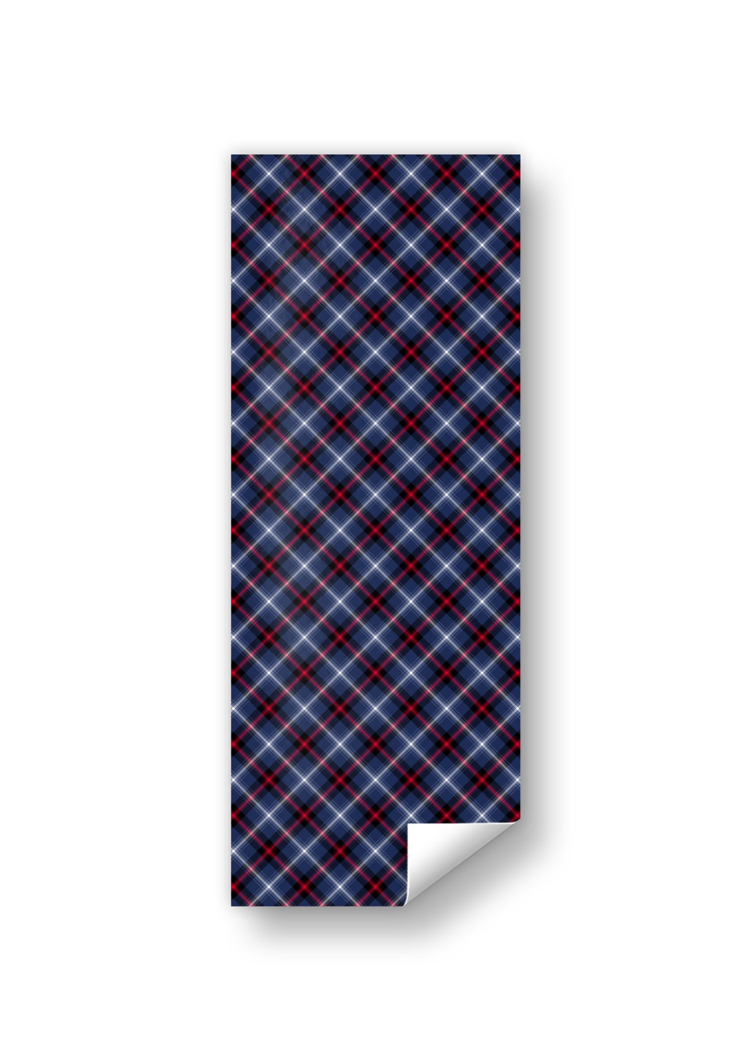 Bell Rock Lighthouse Tartan Gift Wrap - Printed on the bias