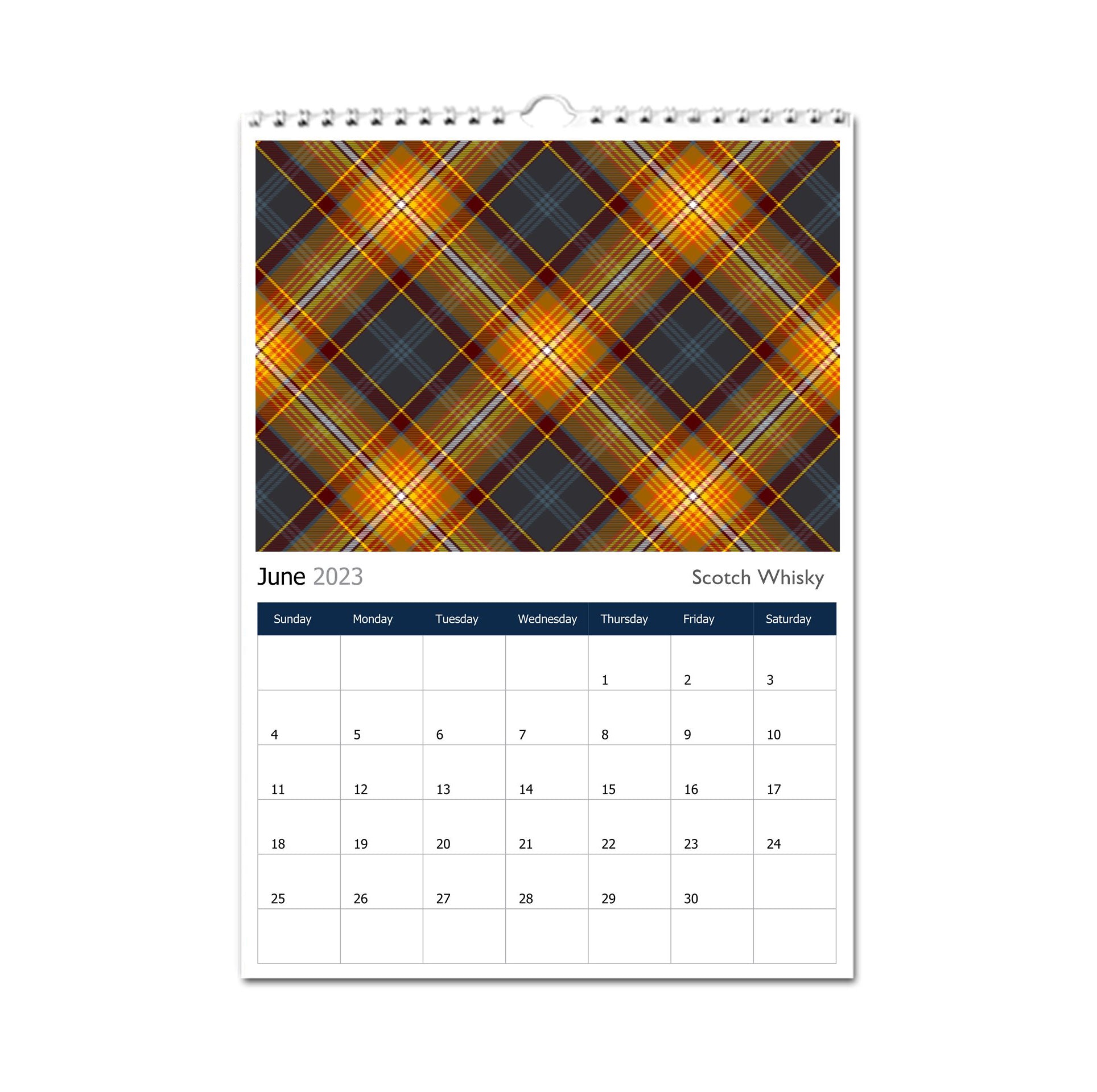 The Tartan Artisan perpetual CALENDAR - Scotch Whisky Edition
