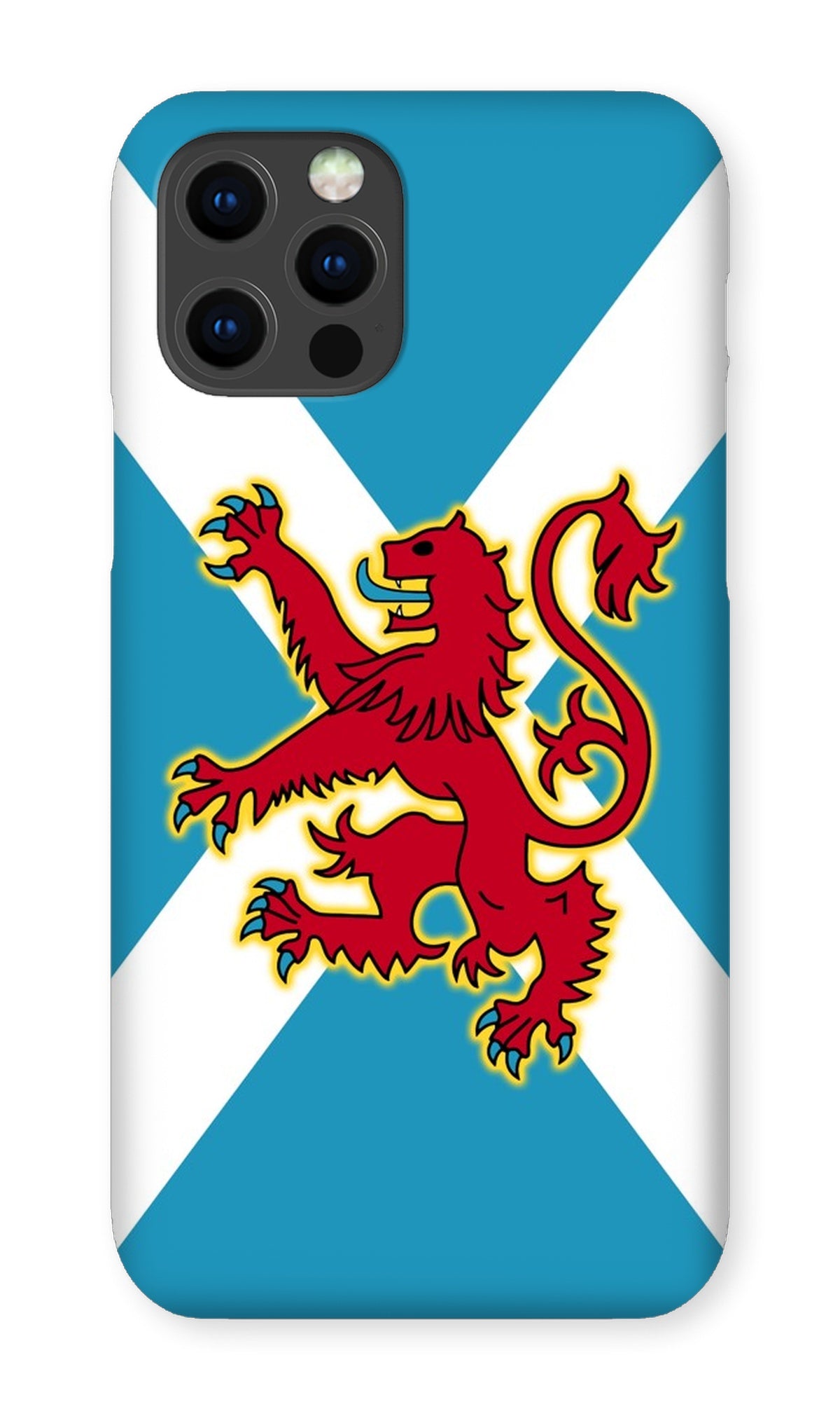 Ancient Azure Scottish Saltire & Lion Rampant ~ Phone Case (collection 1)