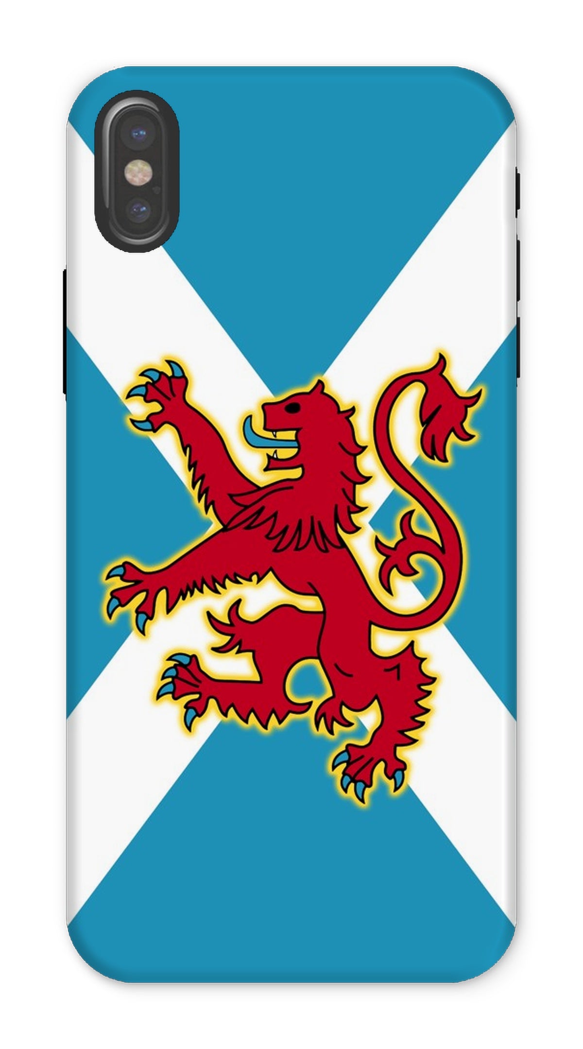 Ancient Azure Scottish Saltire & Lion Rampant ~ Phone Case (collection 1)