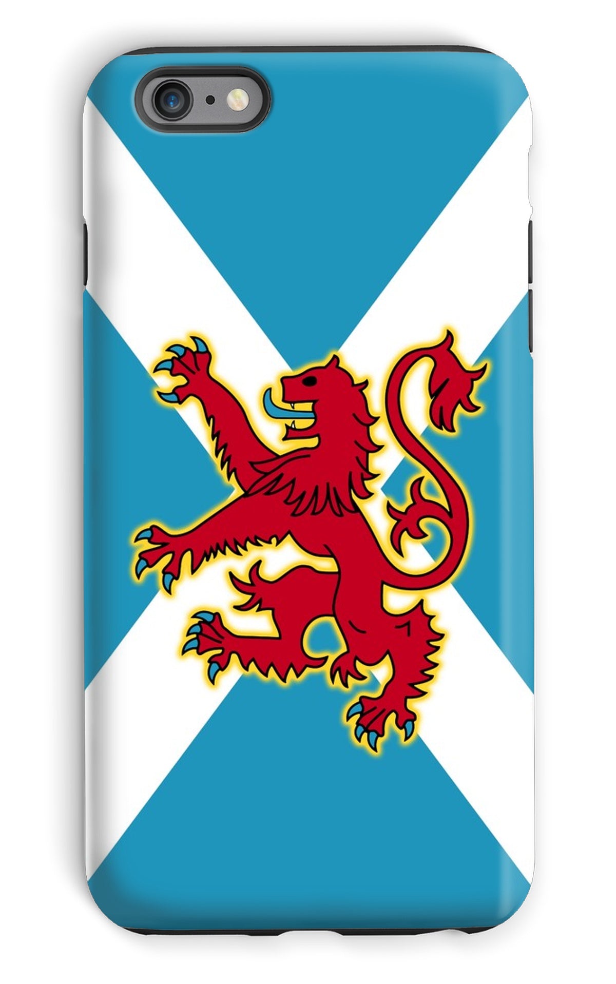 Ancient Azure Scottish Saltire & Lion Rampant ~ Phone Case (collection 2)