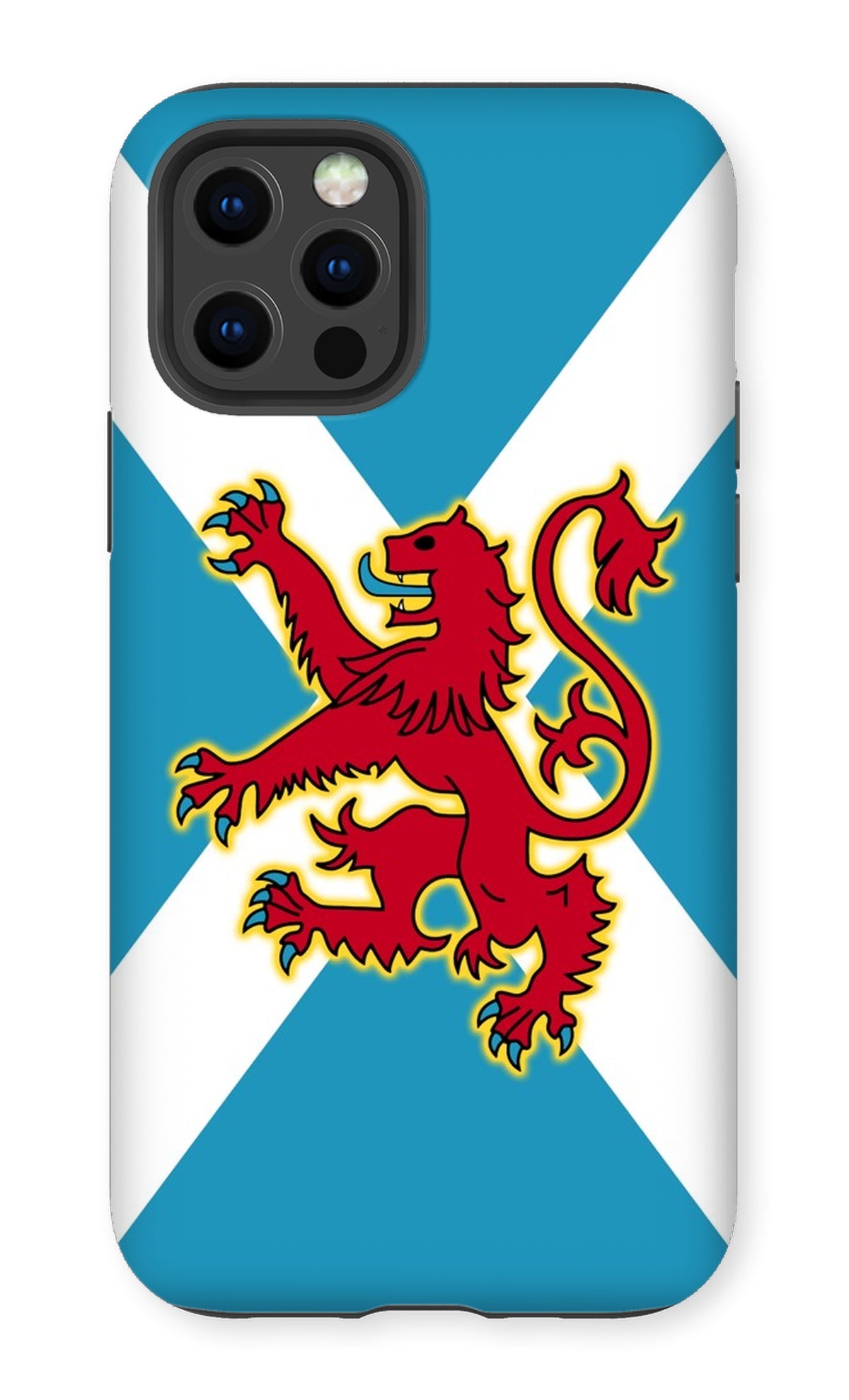 Ancient Azure Scottish Saltire & Lion Rampant ~ Phone Case (collection 1)