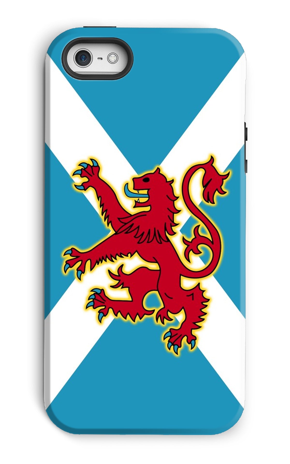 Ancient Azure Scottish Saltire & Lion Rampant ~ Phone Case (collection 2)