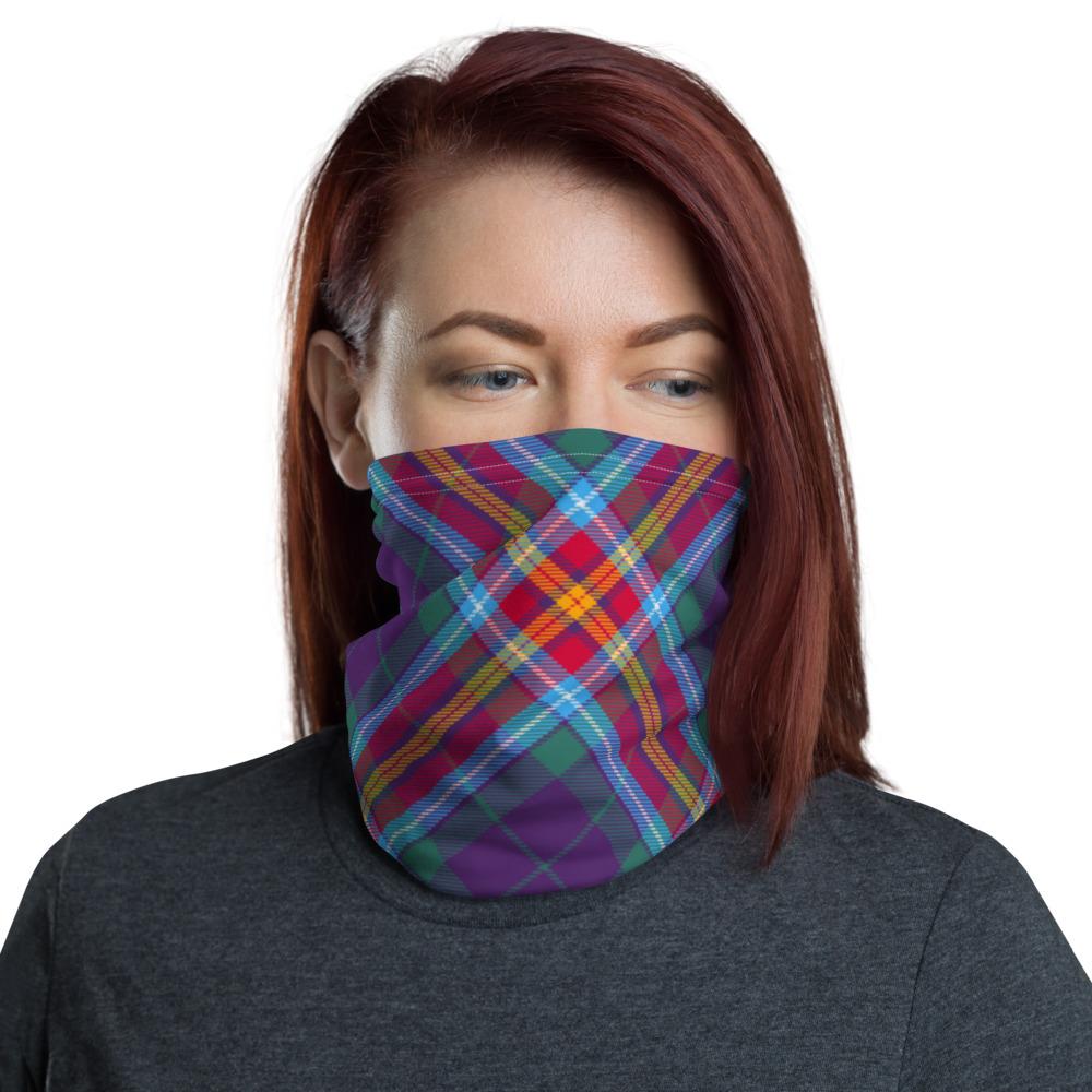 Alba Gu Brath Tartan Unisex Neck Gaiter - Large Sett 4