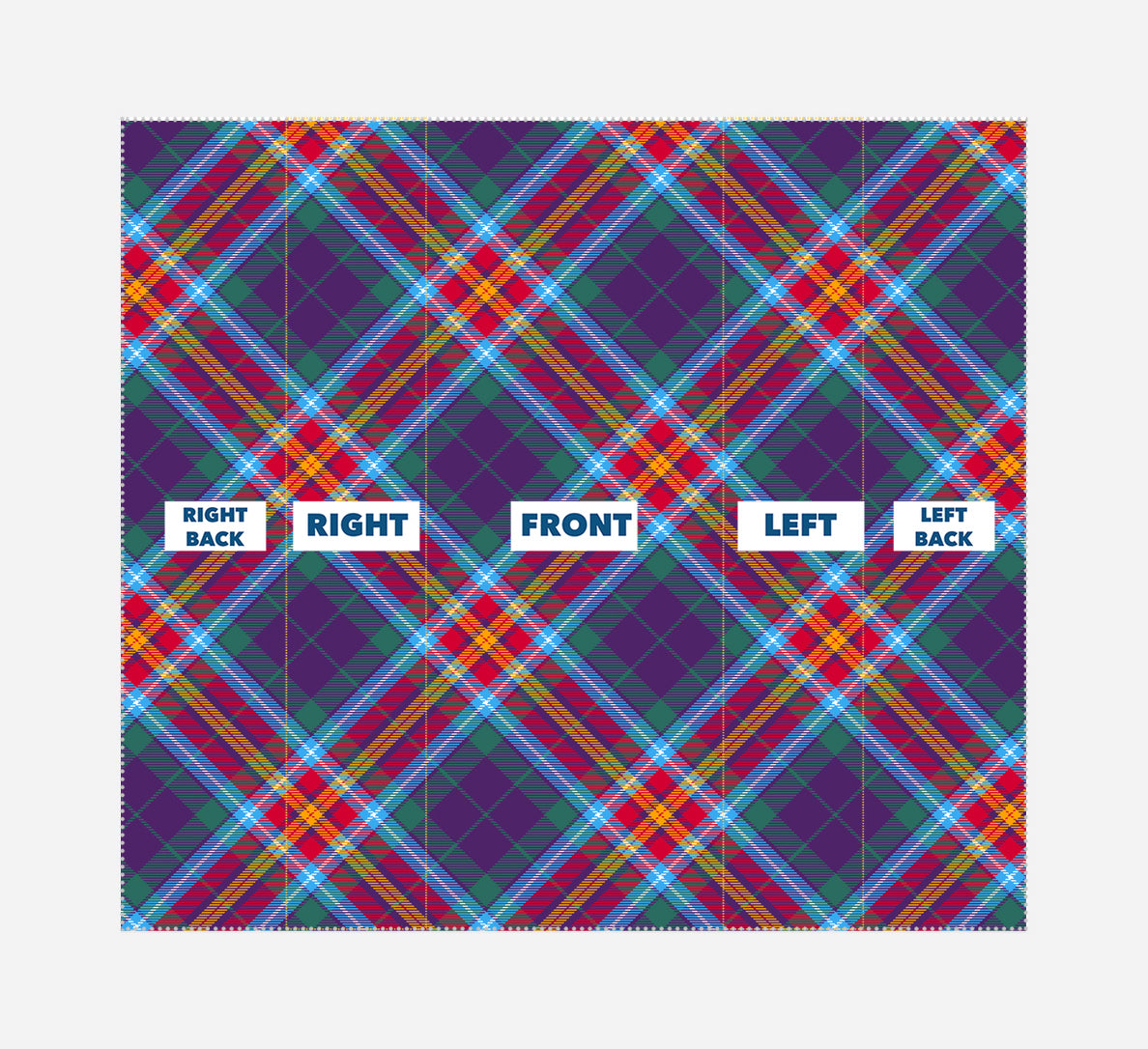 AlbaGuBrath Tartan Unisex Neck Gaiter printed areas S