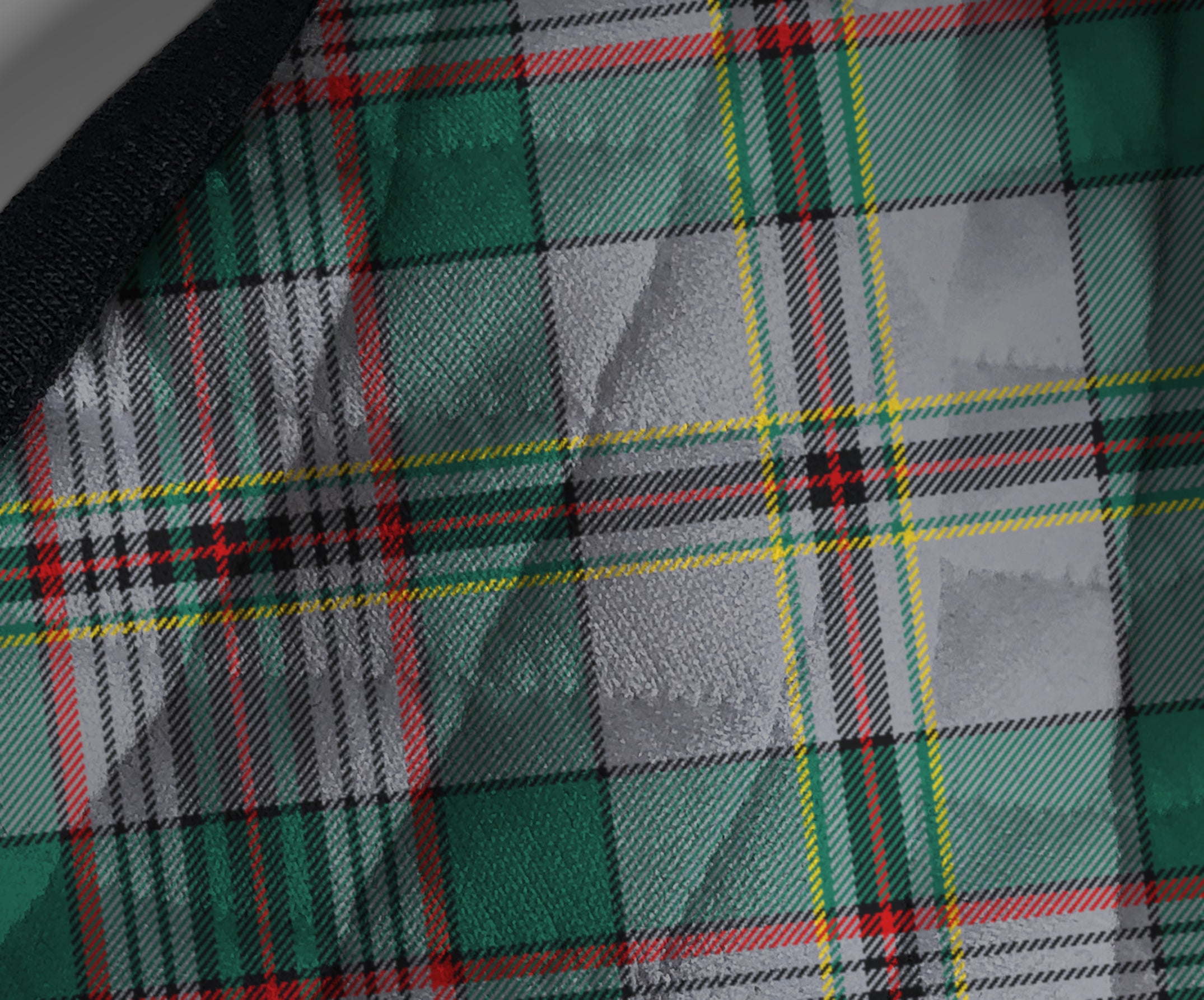 Craig tartan face-mask by Steven Patrick Sim