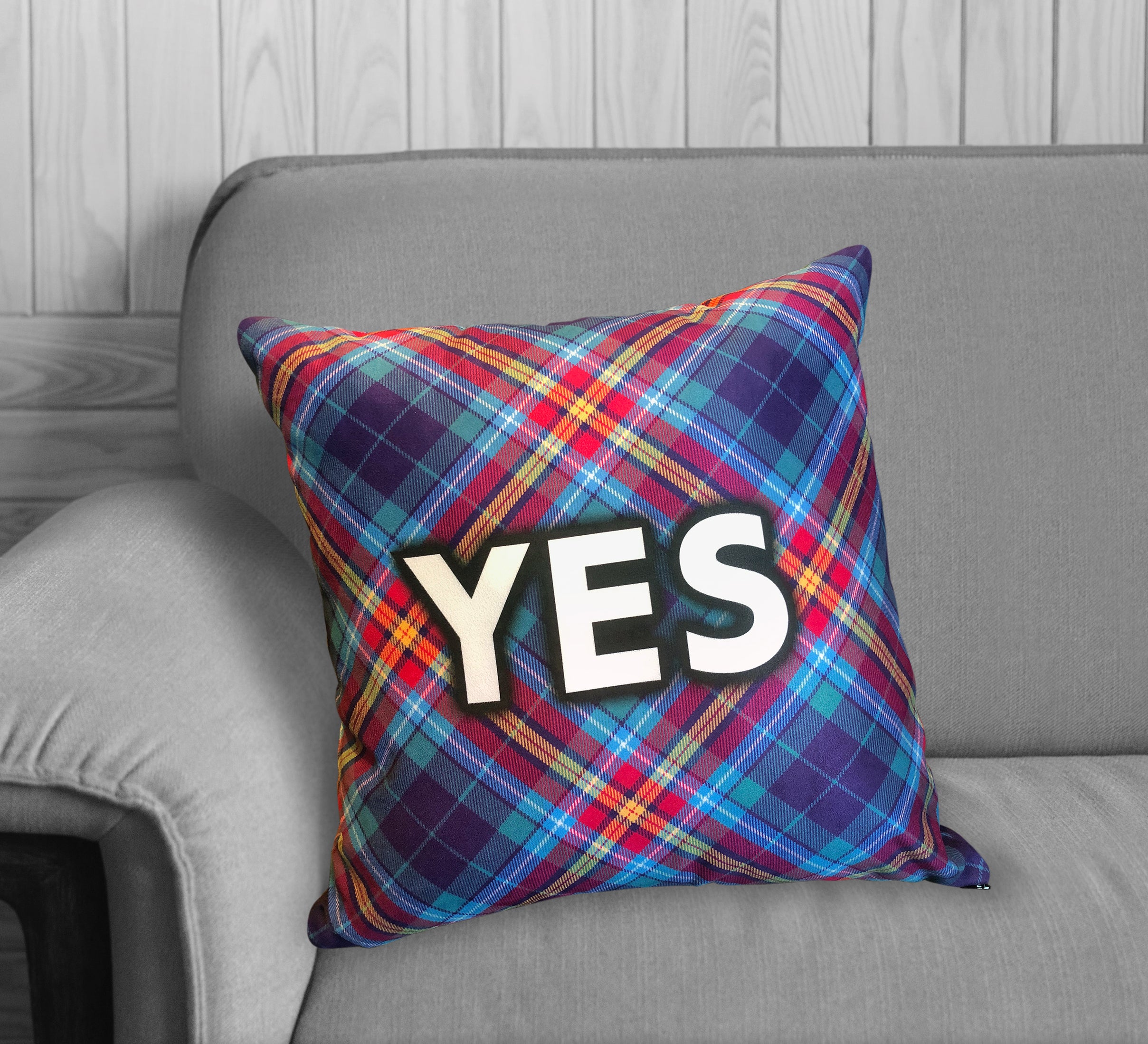 YES Tartan by The Tartan Artisan - Alba gu bràth - 18" Cushion