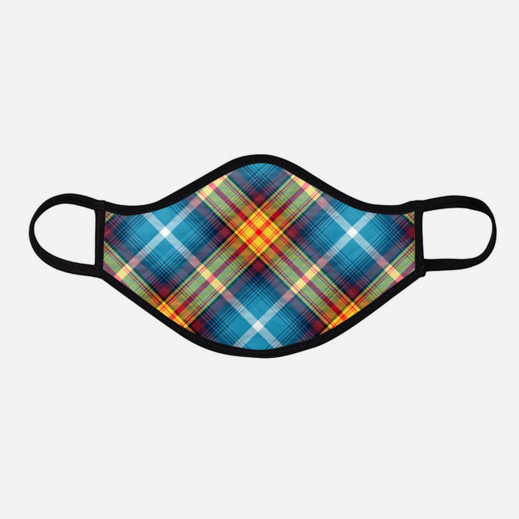 The Declaration of Scottish Independence Arbroath 6th April 1320 Contoured Tartan custom printed face mask - Extra Large - by the Steven Patrick Sim Tartan Artisan - Stevie Tartan Guy Arbroath, Scotland - mixed pack of 4 or 2