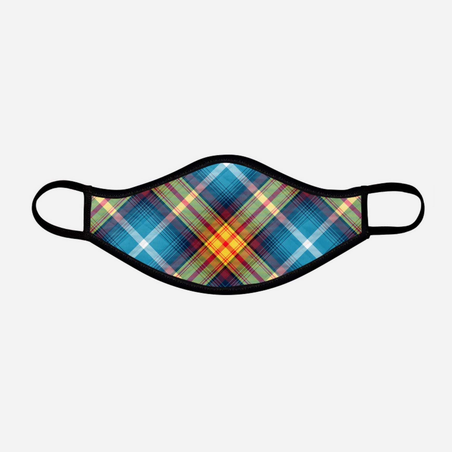 The Declaration of Scottish Independence Arbroath tartan face mask small