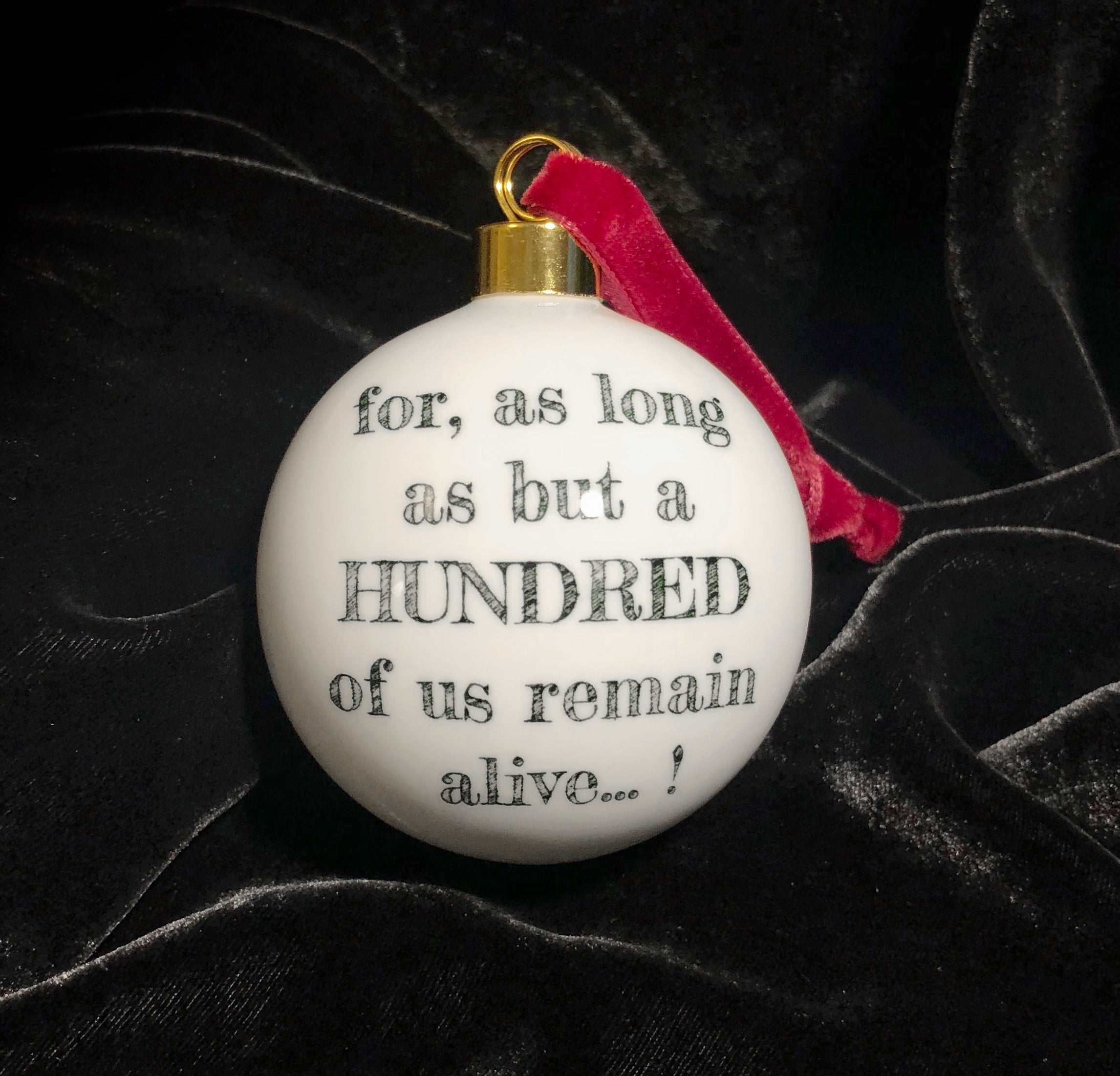 Declaration Tartan Christmas Bauble - by Steven Patrick Sim 4