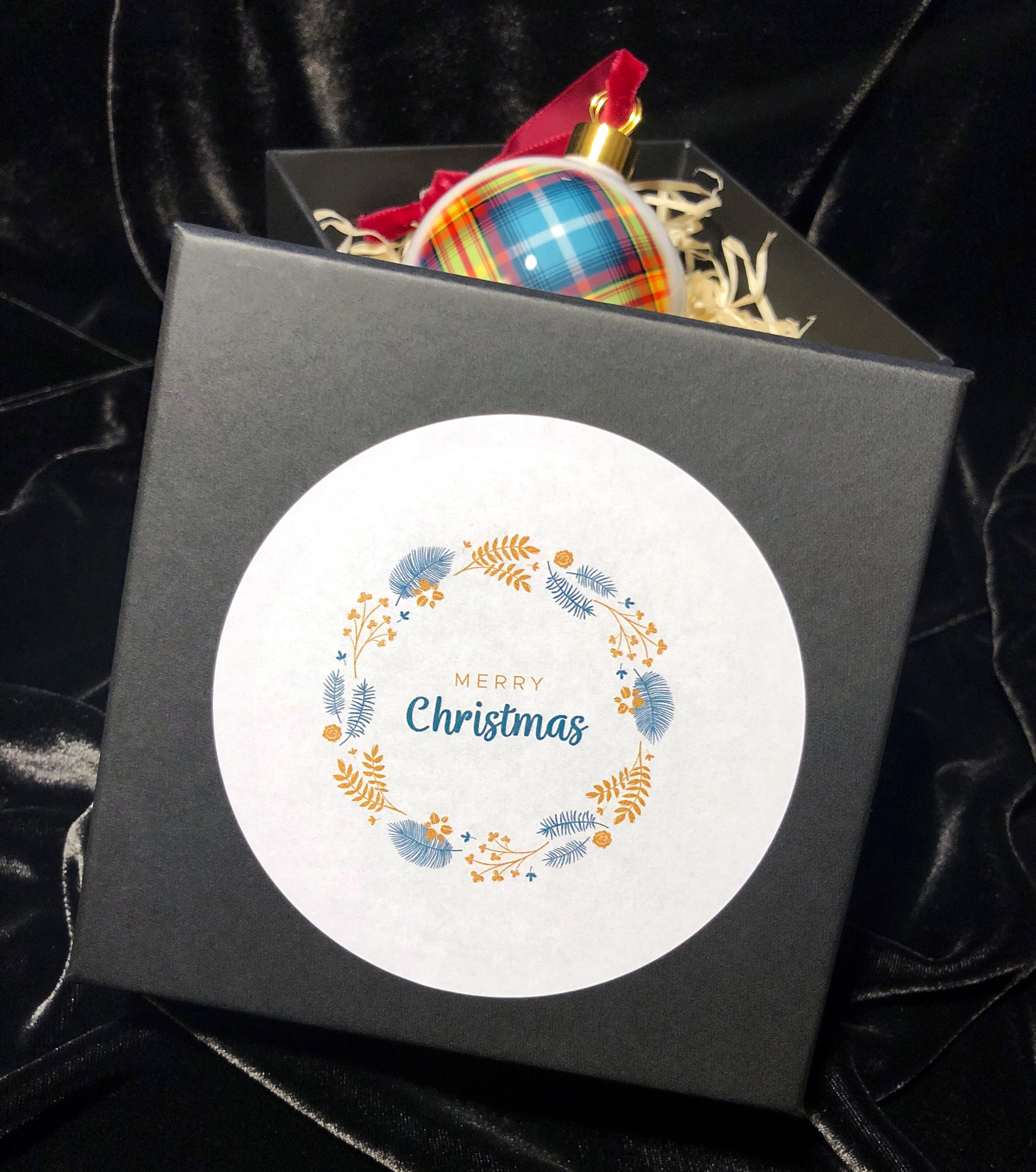 Declaration Tartan Christmas Bauble - by Steven Patrick Sim 6