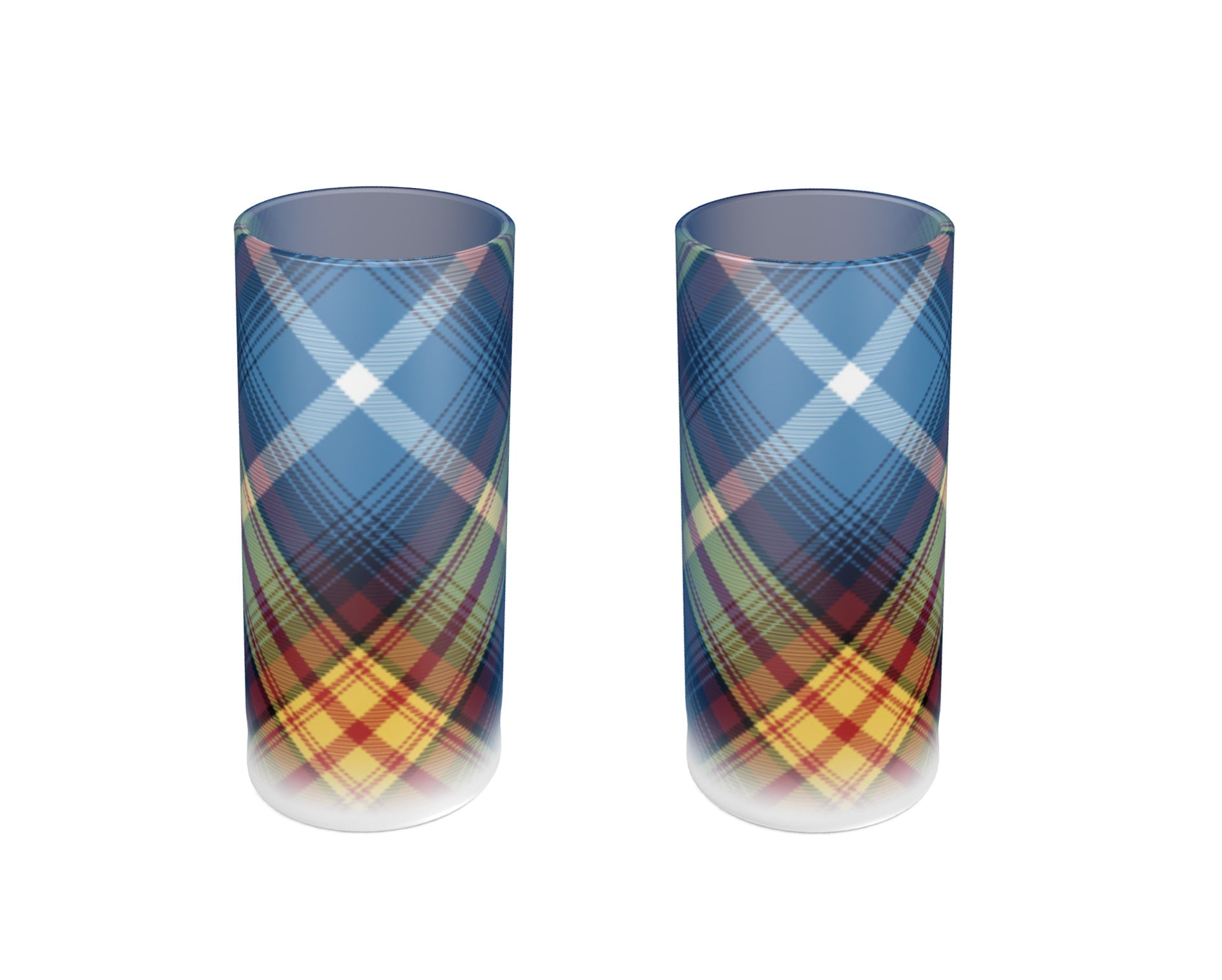 Scotland Forever - Declaration Tartan - Tequila Shot Glasses Set of 6