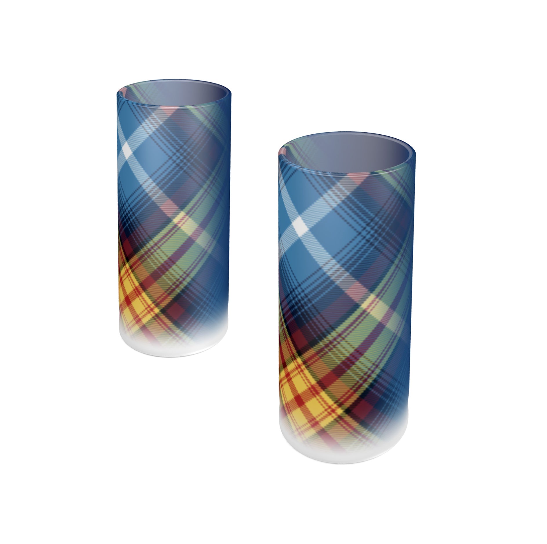 Scotland Forever - Declaration Tartan - Tequila Shot Glasses Set of 2