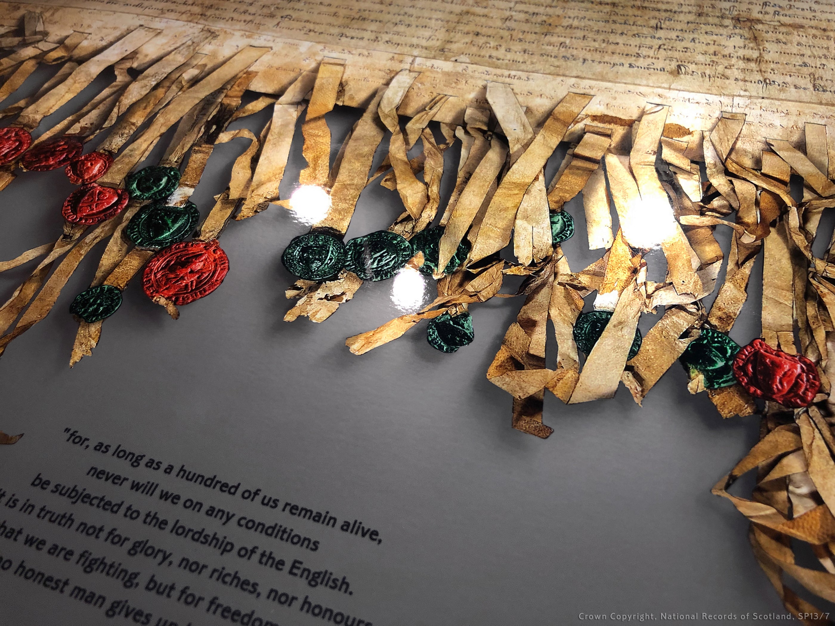 Limited Edition - laser printed Fine Art Metallic print - Declaration of Arbroath 6th April 2020 Pewter metallic prints