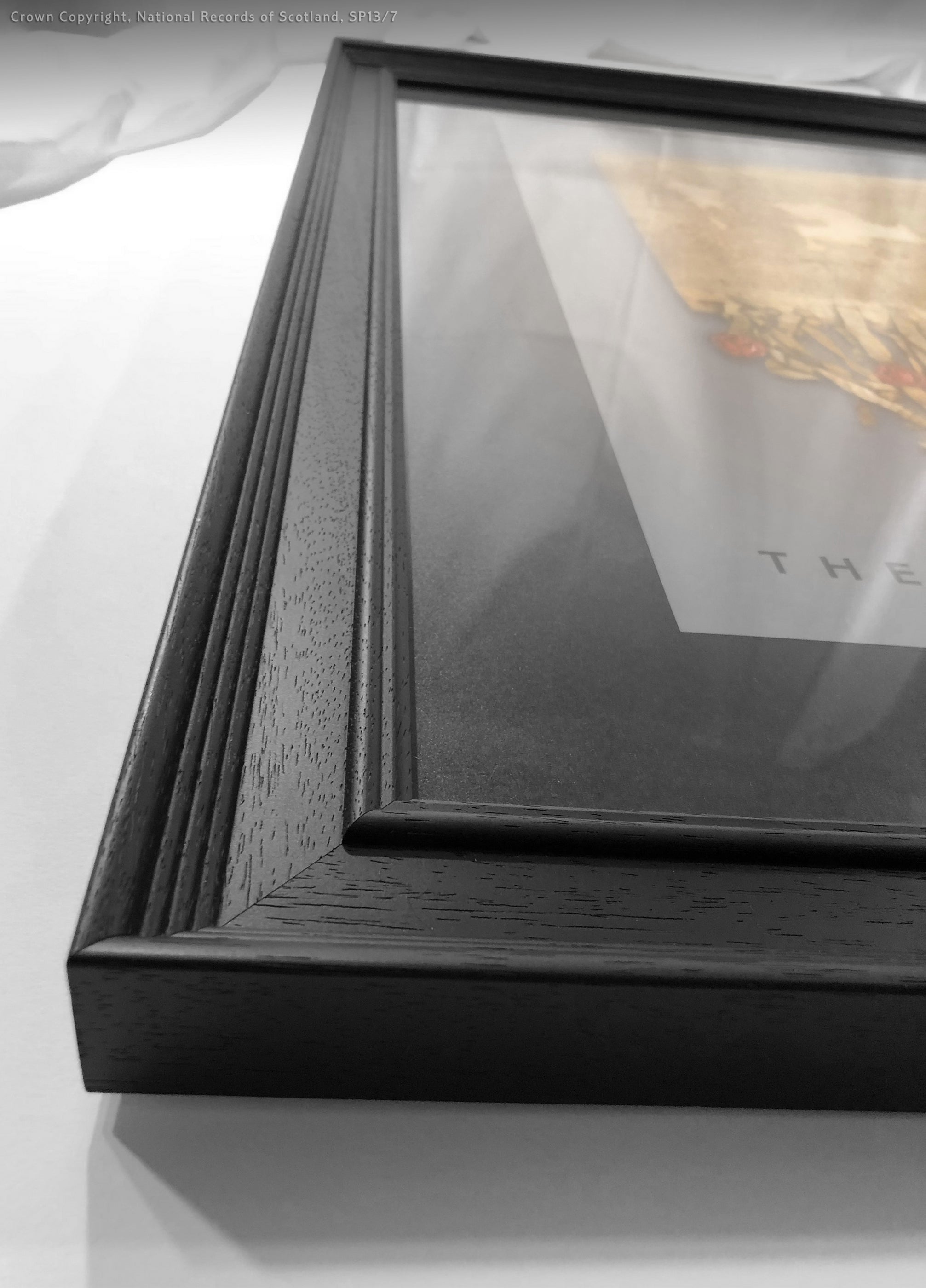 The Declaration of Arbroath Pewter framed metallic print